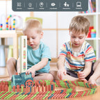 Automatic Domino Stacking Toy Train