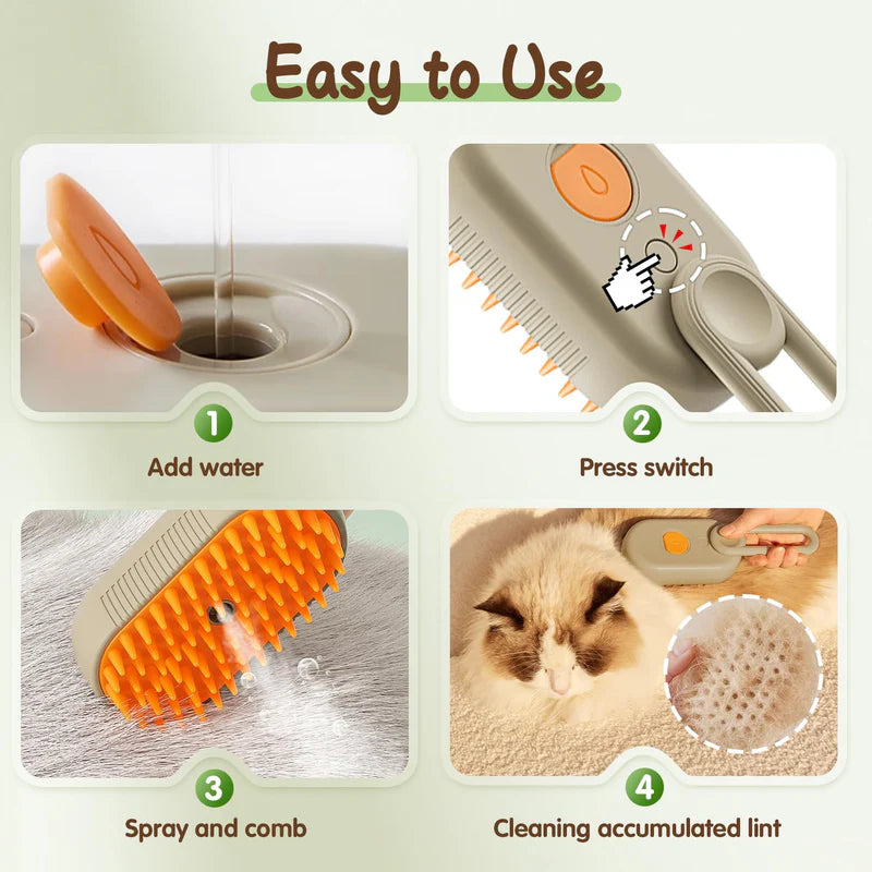 Pet Steam Brush