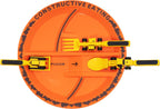 Constructive Eating Plate and Utensils