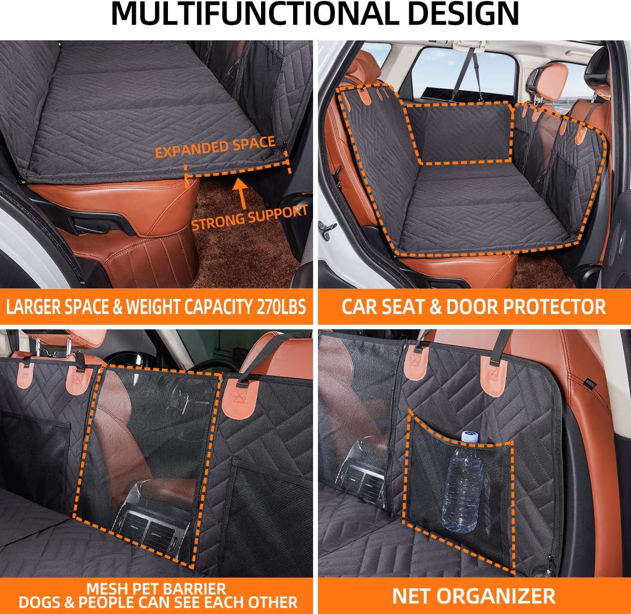 Back Seat Extender for Dogs