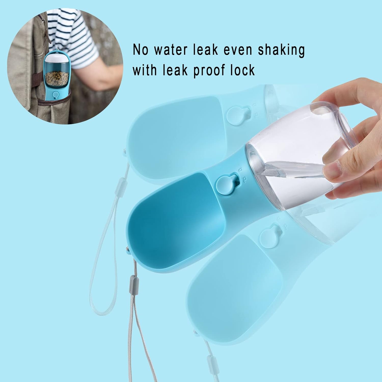Dog Water Bottle - 10 oz
