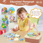 Kids Phonograph with 96 Cards
