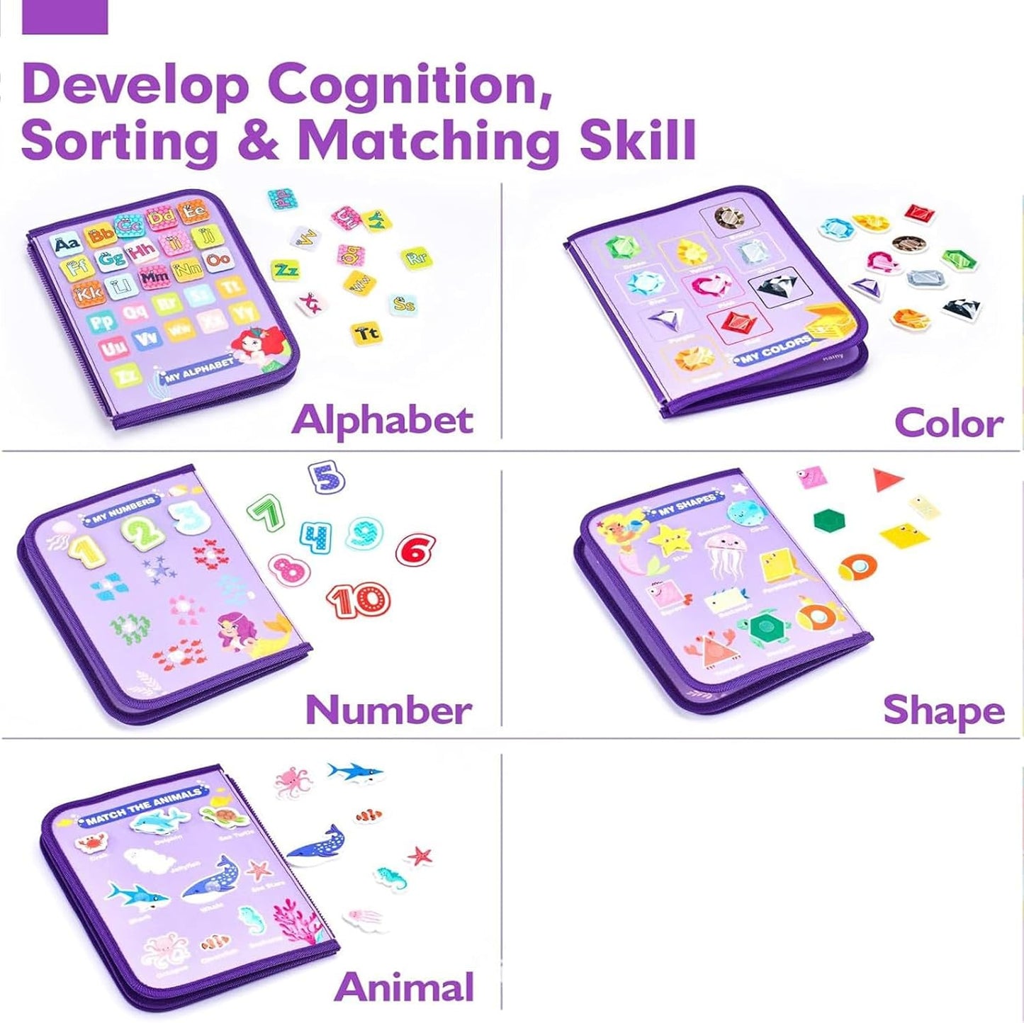 Montessori Busy Board™ – 19-in-1 Activity Toy