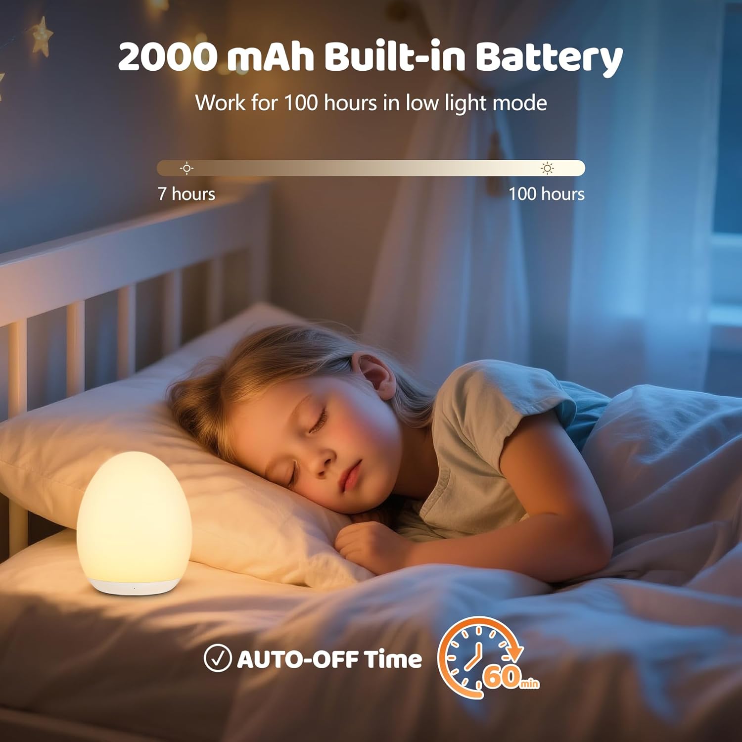 Multicoloured Night Light for Kids