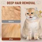 2 Pcs - Self-Cleaning Pet Flea Comb and Grooming Brush