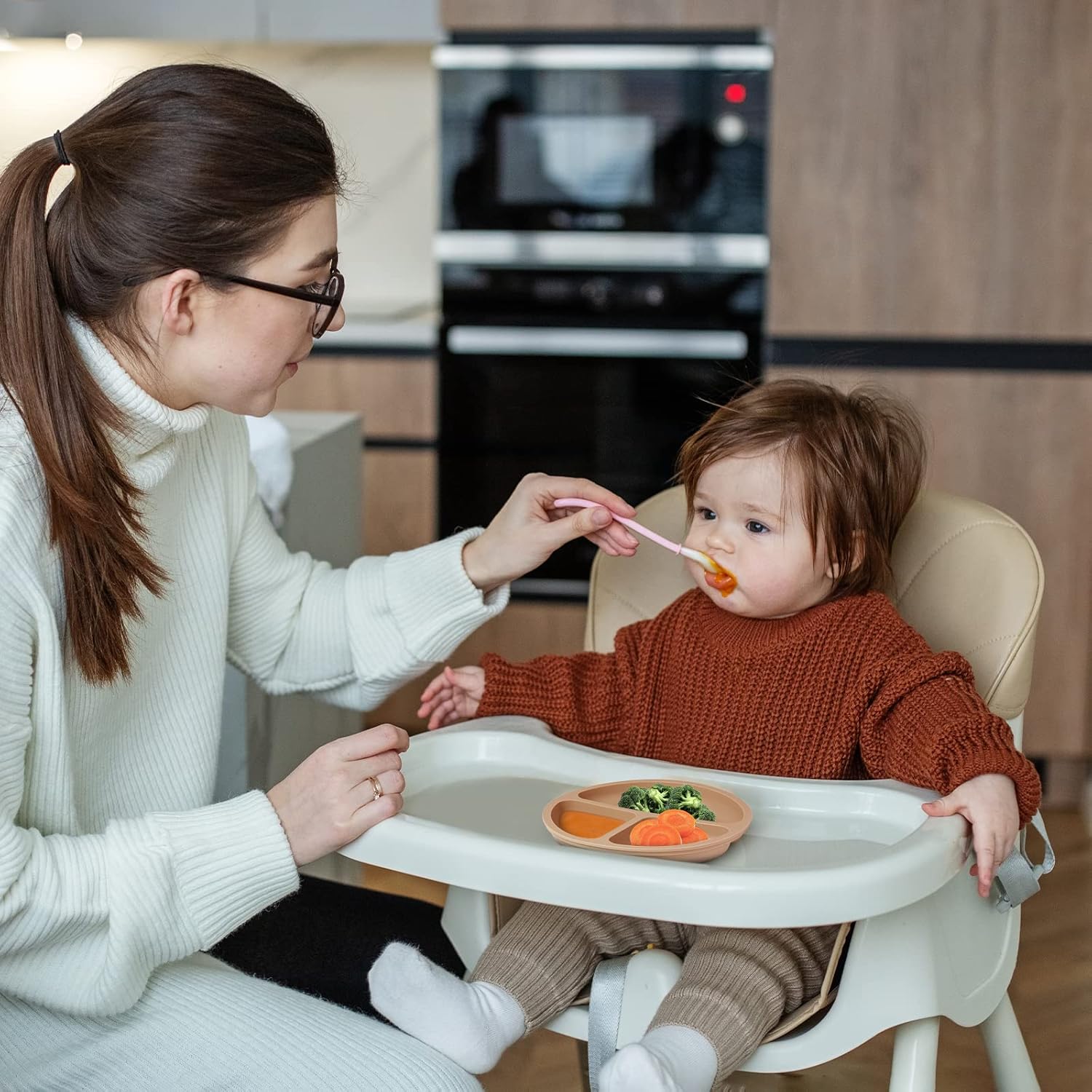 Silicone Baby Plates - 3 Pc Pack