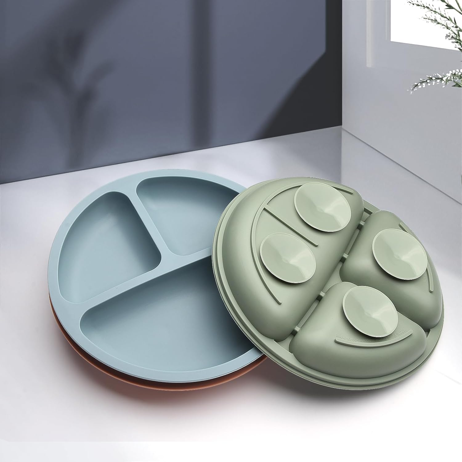 Silicone Baby Plates - 3 Pc Pack
