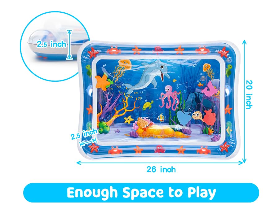 Tummy Time Water Mat for Babies